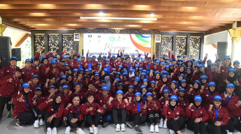 Bupati Subandi Berangkatkan Kontingen Kormi Sidoarjo Menuju Fornas VIII di NTB