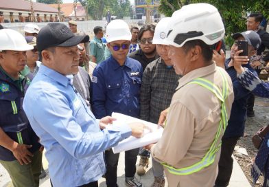 Bupati Sidoarjo Sidak Pembangunan RSUD R.T. Notopuro, Pengawasan Harus Diperketat
