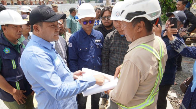 Bupati Sidoarjo Sidak Pembangunan RSUD R.T. Notopuro, Pengawasan Harus Diperketat