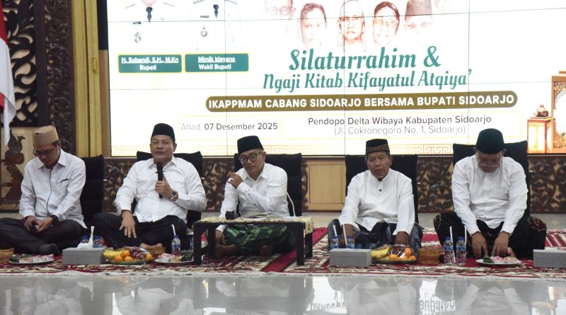 Bupati Sidoarjo Jalin Silaturrahim dan Ngaji Kitab Bersama IKAPPMAM Cabang Sidoarjo