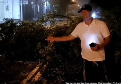 Bupati Tulungagung Gatut Sunu Gerak Cepat Saat Dini Hari Atasi Pohon Tumbang