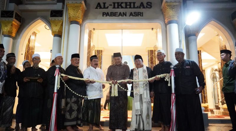 Bupati Sidoarjo Resmikan Masjid Al Ikhlas Pabean Asri Sedati Sidoarjo