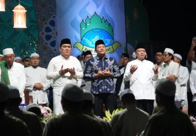 Bupati Sidoarjo Hadiri Haul dan Harlah Pesantren Progresif Bumi Shalawat 2026, Ribuan Jamaah Lantunkan Sholawat