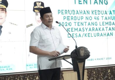 Perkuat Sinergi Desa, Bupati Subandi Sosialisasikan Aturan Baru Lembaga Kemasyarakatan