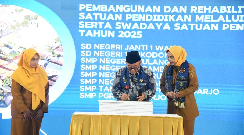 Pemerintah Pusat Bantu Revitalisasi 45 Satuan Pendidikan dan 1.577 IFP di Kabupaten Sidoarjo