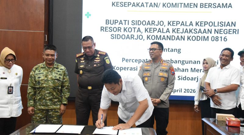 Forkopimda Sidoarjo Sinergi Percepatan Pembangunan Gerai KDKMP