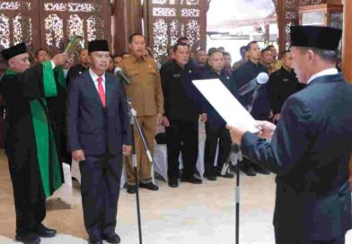 Plt.Bupati Lantik Mantan Sekda Yang Sempat Dicopot Sebelumnya Digeser Ke Kepala Disnakertrans