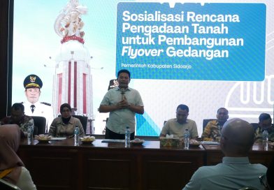 Pemkab Sidoarjo Sosialisasikan Pengadaan Tanah Flyover Gedangan, Target Rampung Akhir 2026