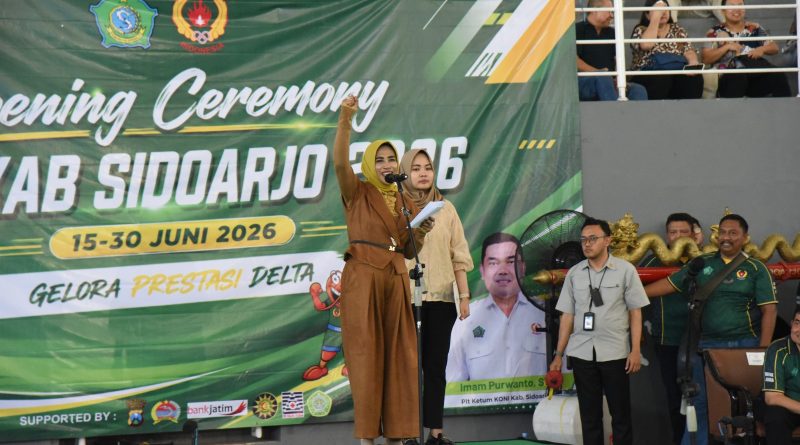 Wabup Sidoarjo Buka Porkab Sidoarjo 2026, 5.600 Atlet Akan Bertanding di 52 Cabor