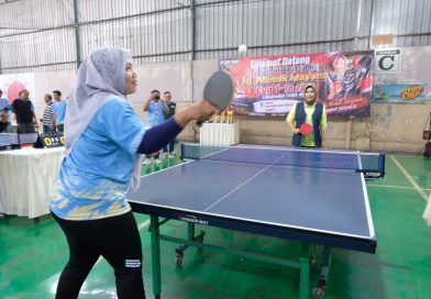 Wakil Bupati Sidoarjo Buka Turnamen Tenis Meja Hj.Mimik Idayana Cup 1 Tahun 2026