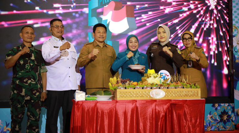 Peringati HKG PKK ke-54, Ketua TP. PKK Sidoarjo Ajak Perkuat 10 Program Pokok PKK Wujudkan Indonesia Emas 2045