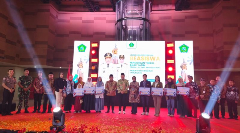 Bupati H.Subandi Launching 4.000 Beasiswa Pendidikan Tahun 2026, Perkuat Investasi SDM Kabupaten Sidoarjo