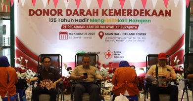 Pegadaian Kanwil XII Surabaya Gelar Aksi Donor Darah Untuk Negeri