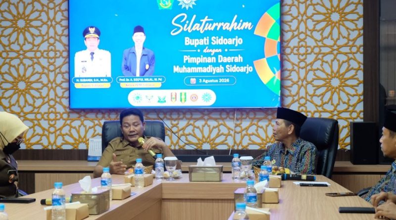 Menguatkan Harmonisasi, Bupati Subandi Silaturahmi ke PD Muhammadiyah Sidoarjo
