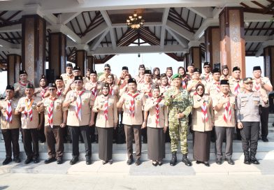 Bupati Subandi Pimpin Apel Besar Hari Pramuka ke-65, Perkuat Komitmen Generasi Muda Menuju Indonesia Emas 2045