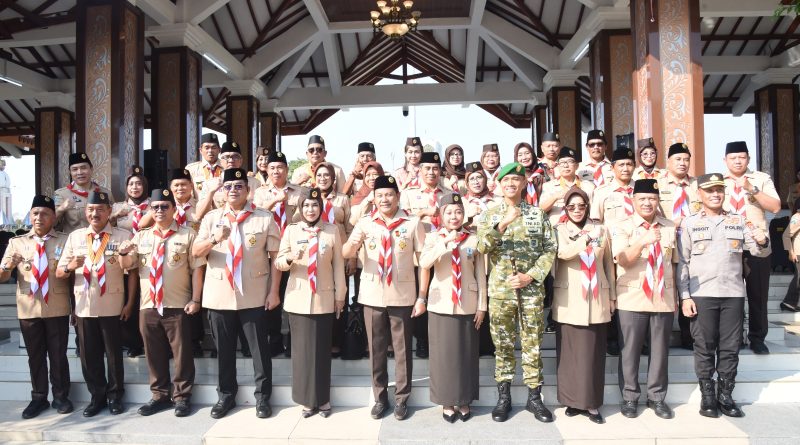 Bupati Subandi Pimpin Apel Besar Hari Pramuka ke-65, Perkuat Komitmen Generasi Muda Menuju Indonesia Emas 2045