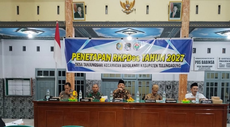 Desa Tanjungsari Tulunggagung Adakan Raker Untuk Tahun 2027