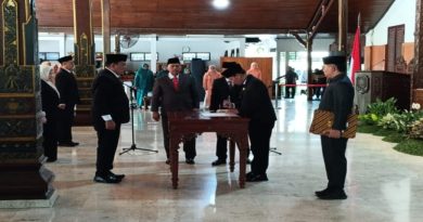 Plt. Bupati Tulungagung Lantik 21 Pejabat Eselon II di Lingkungan Pemkab Tulungagung