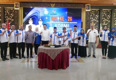 Bupati Subandi Hadiri HUT ke-26 KORMI, Dorong Penguatan Kampung Olahraga dan Pembinaan Masyarakat