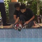 Robot Amfibi ala Truk Angkut Sampah Sabet Juara