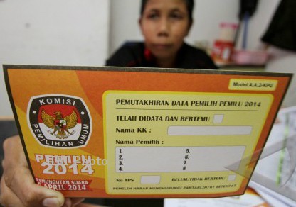 Pemilu : 7 Juta Data Pemilih Masih Misterius