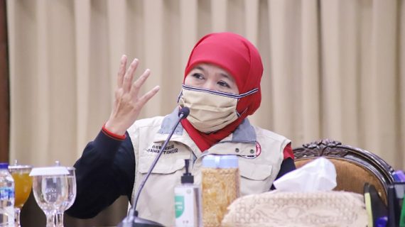 Ada empat daerah zona merah COVID-19 di Jatim