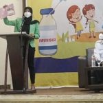 Ferry Silviana ketua PKK Kediri ajak para orang tua lengkapi imunisasi anak