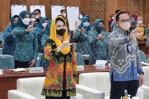 Kolaborasi Organisasi Perempuan Jatim untuk sukseskan Bulan Imunisasi Anak Nasional II