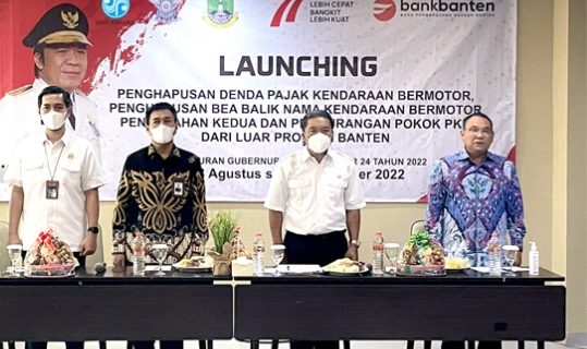 Denda pajak kendaraan bermotor dihapus Bank Banten dan Pemprov Banten