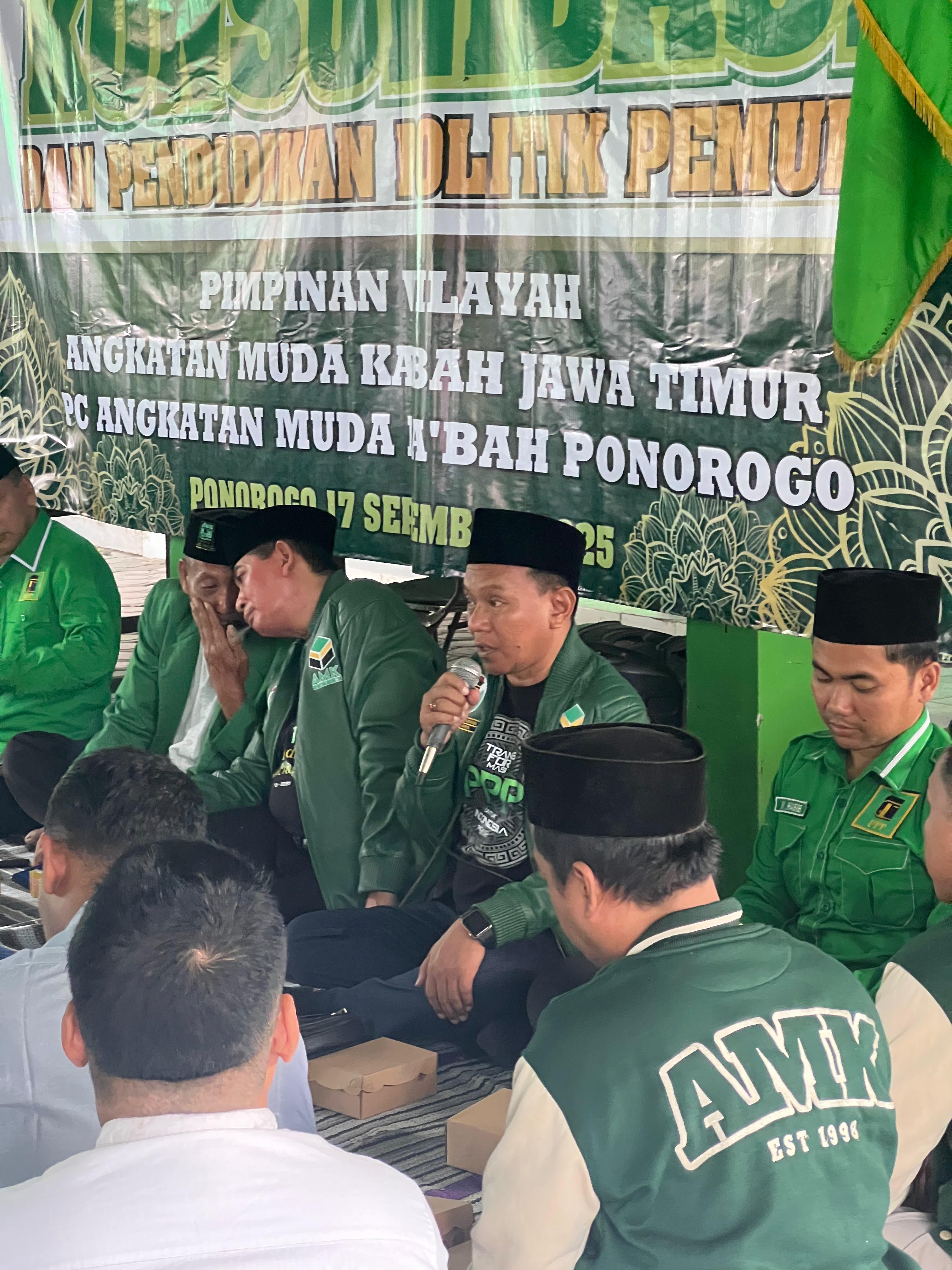 PW AMK Jawa Timur Kunjungi PC AMK Ponorogo: Dorong Pembentukan Kader Muda PPP dari Desa ke Desa