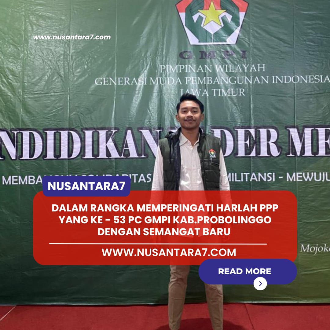 Gerakan Muda Pembangunan Indonesia membawa semangat baru pada HARLAH PPP yang ke-53